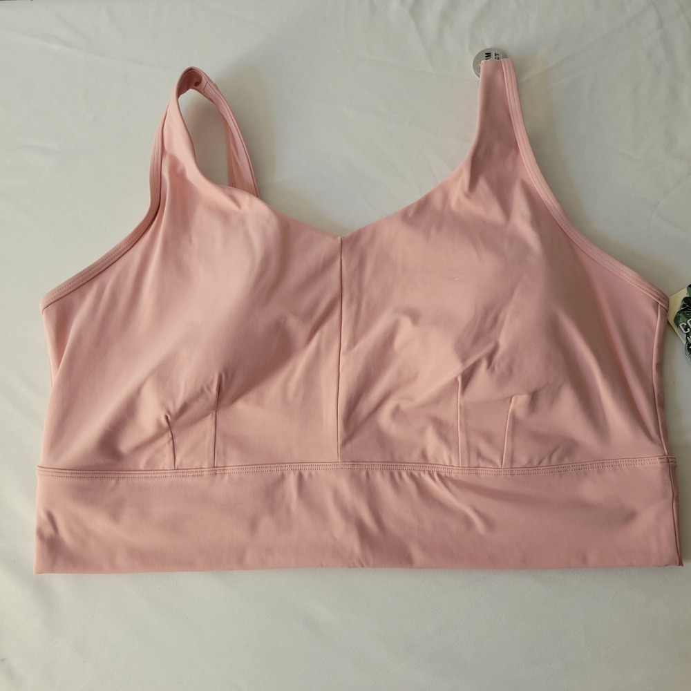 Duluth Armachillo Cooling Longline Bra Womens 2X Pink Medium Impact 32627 - Picture 7 of 8
